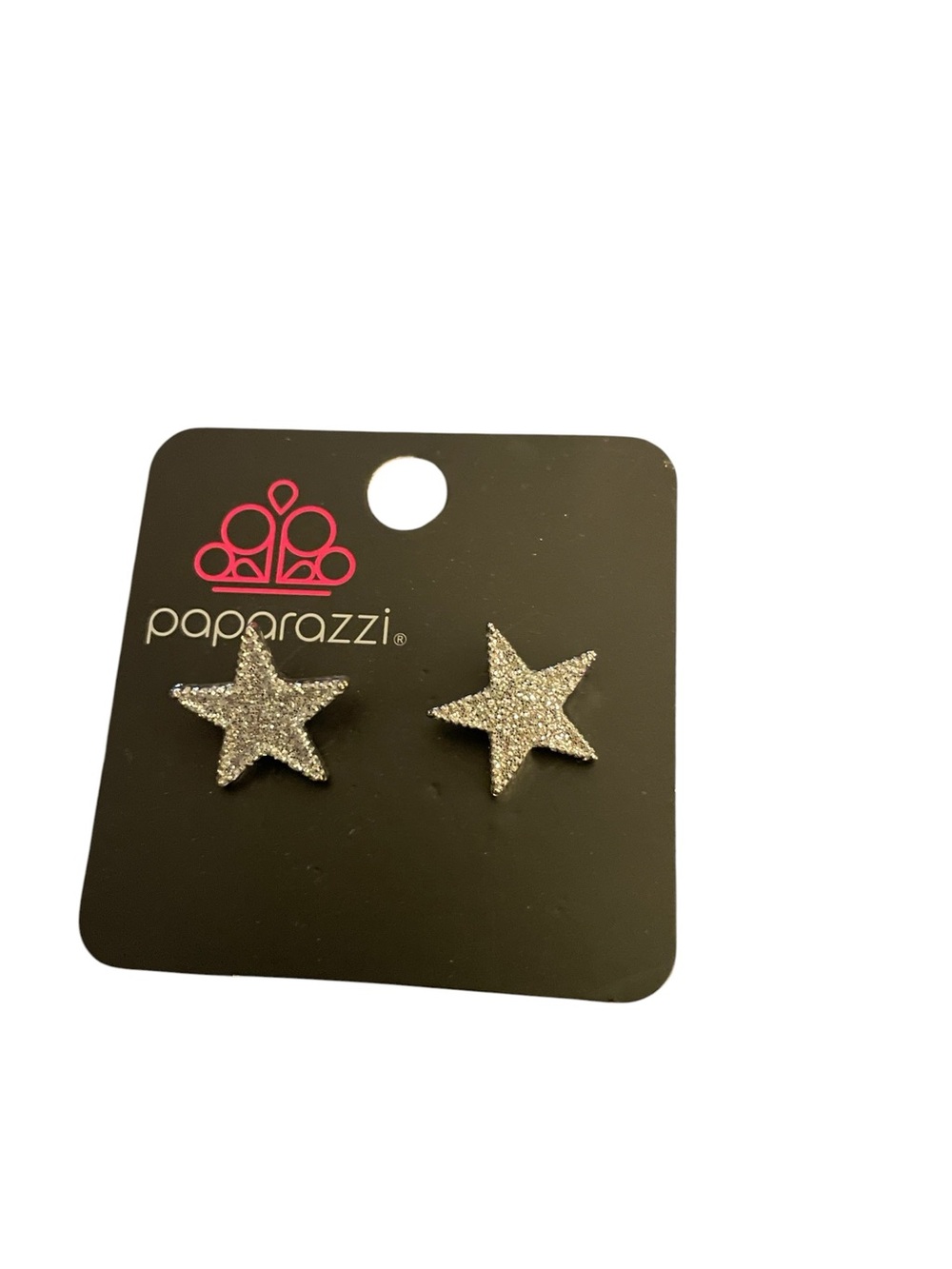 Paparazzi Silver Swirl Stud Earrings NWT - Picture 1 of 3